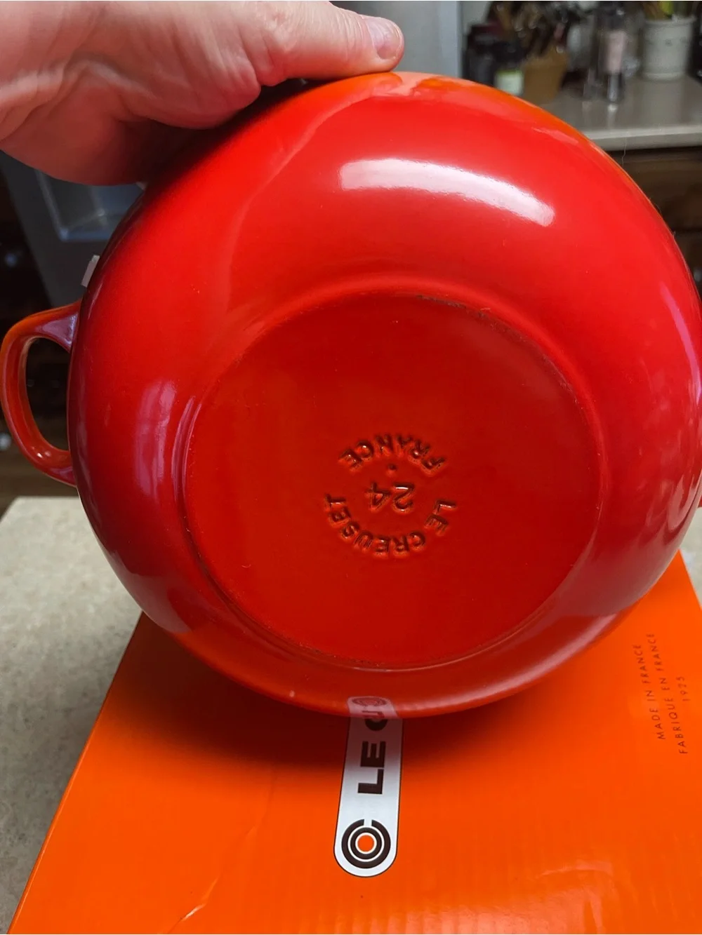 Le Creuset enameled cast